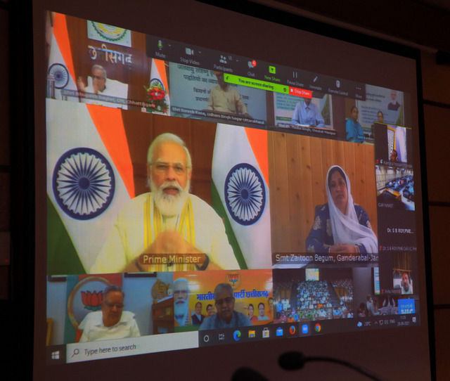 Live telecast of PM’s Programme
